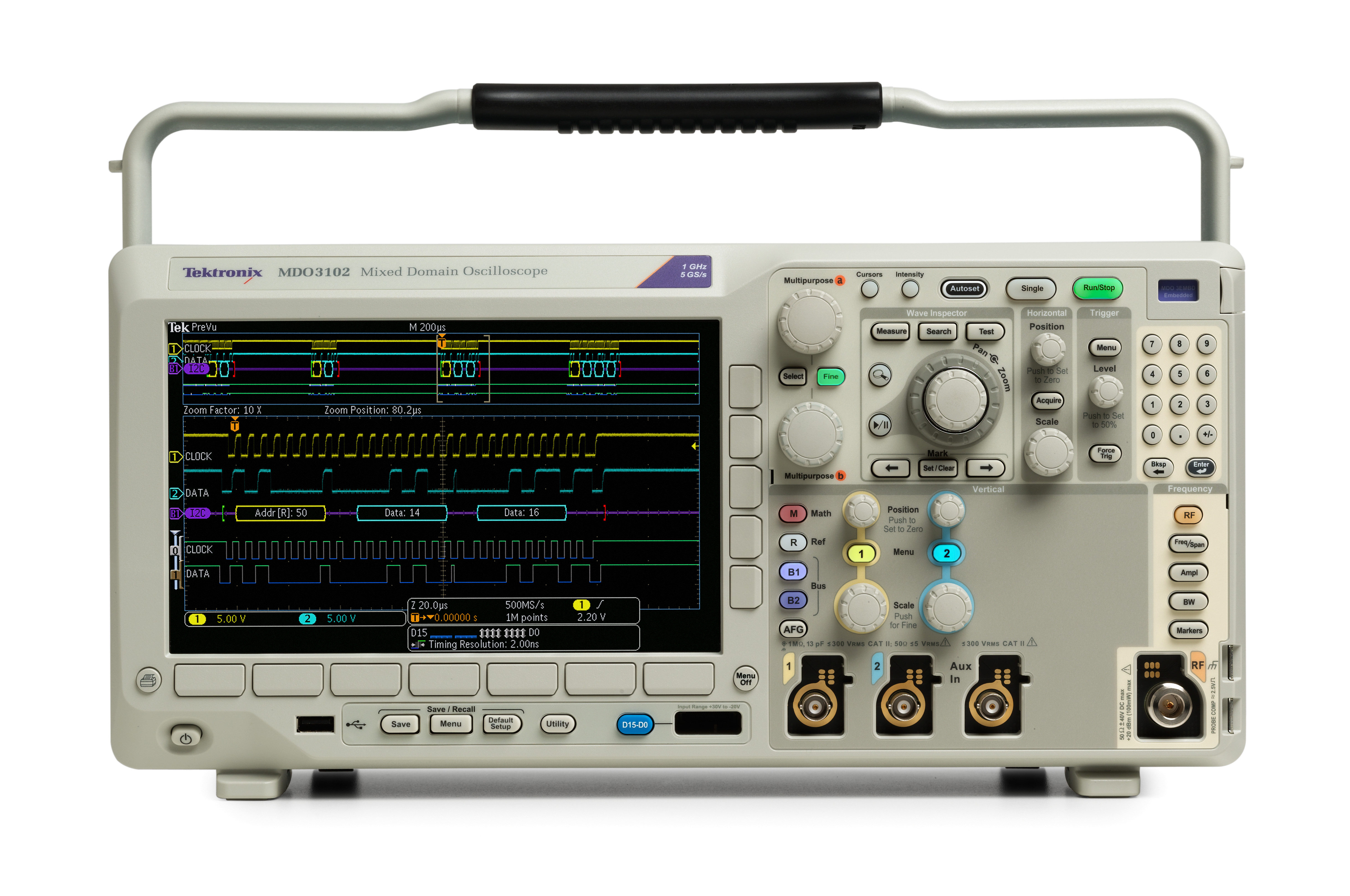 MDO3000 Mixed Domain Oscilloscope Tektronix